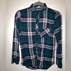 Women’s | Flannel | Green/Plaid | XS